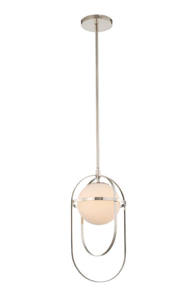 Lennox Mini Pendant in Polished Nickel