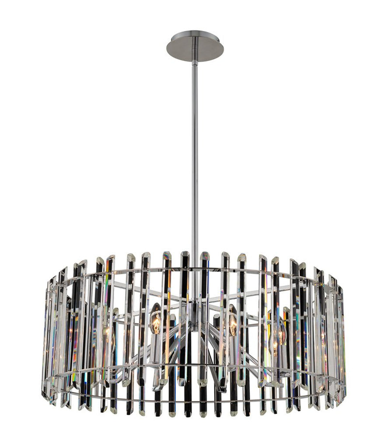 Viano 8-Light Pendant in Polished Chrome