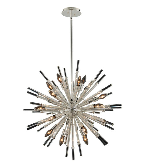 Sprazzo 19-Light Chandelier in Polished Silver
