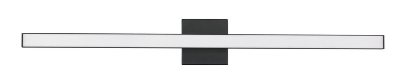 Trim 1 Light 36" LED Vanity in Flat Black