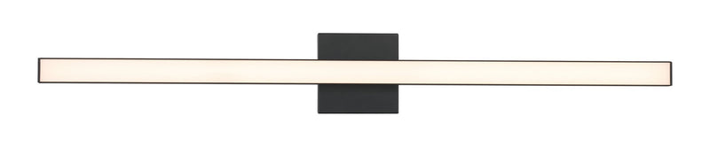 Trim 1 Light 36" LED Vanity in Flat Black