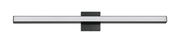 Trim 1 Light 36" LED Vanity in Flat Black