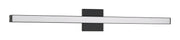 Trim 1 Light 36" LED Vanity in Flat Black
