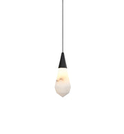 Amora 5" Mini Pendant in Black And Frosted White