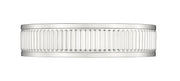 Stari 1 Light 12.75" Flush Mount in Brushed Nickel