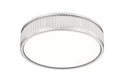 Stari 1 Light 12.75" Flush Mount in Brushed Nickel