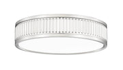 Stari 1 Light 12.75" Flush Mount in Brushed Nickel