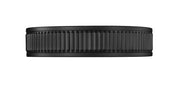 Stari 1 Light 12.75" Flush Mount in Matte Black