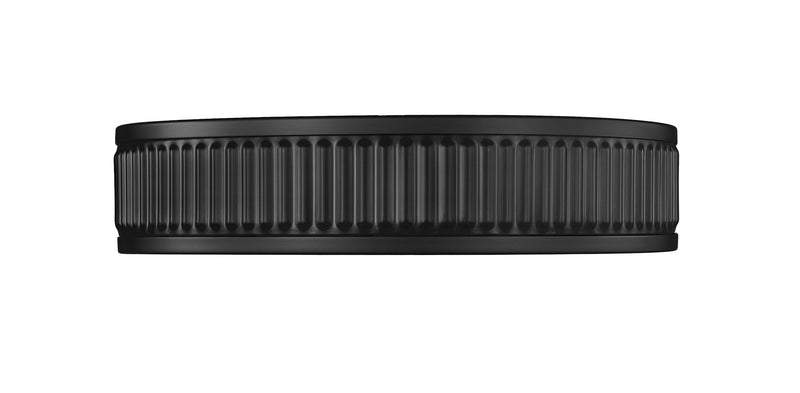 Stari 1 Light 12.75" Flush Mount in Matte Black