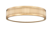 Stari 1 Light 12.75" Flush Mount in Modern Gold