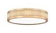 Stari 1 Light 12.75" Flush Mount in Modern Gold