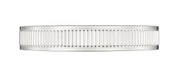 Stari 1 Light 16.75" Flush Mount in Brushed Nickel