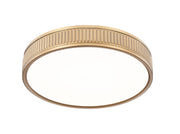 Stari 1 Light 16.75" Flush Mount in Modern Gold