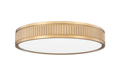 Stari 1 Light 16.75" Flush Mount in Modern Gold