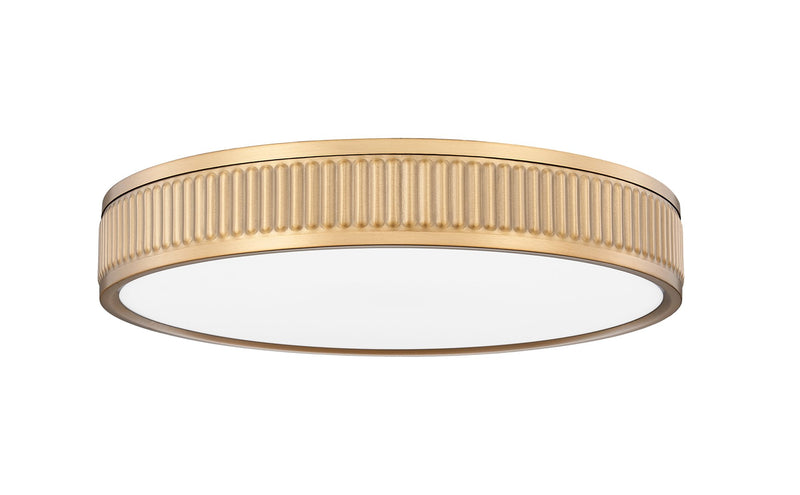 Stari 1 Light 16.75" Flush Mount in Modern Gold
