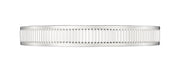 Stari 1 Light 20.75" Flush Mount in Brushed Nickel