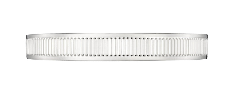 Stari 1 Light 20.75" Flush Mount in Brushed Nickel