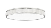Stari 1 Light 20.75" Flush Mount in Brushed Nickel