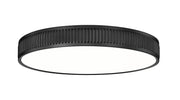 Stari 1 Light 20.75" Flush Mount in Matte Black