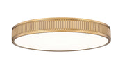Stari 1 Light 20.75" Flush Mount in Modern Gold