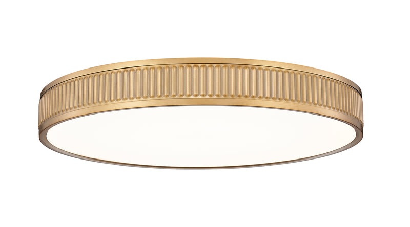 Stari 1 Light 20.75" Flush Mount in Modern Gold