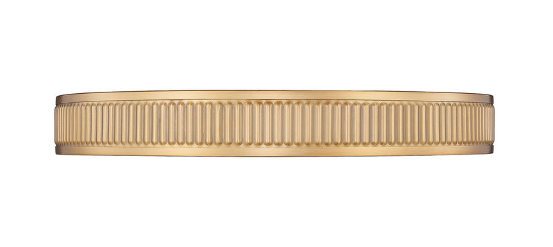 Stari 1 Light 20.75" Flush Mount in Modern Gold