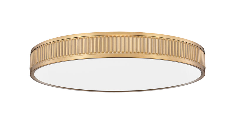 Stari 1 Light 20.75" Flush Mount in Modern Gold