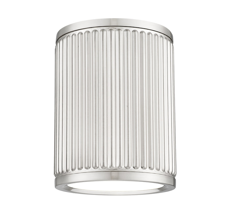Stari 1 Light 6.25" Flush Mount in Brushed Nickel
