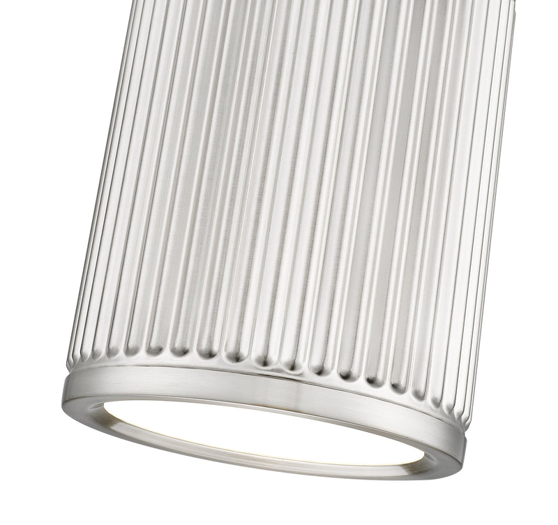 Stari 1 Light 6.25" Flush Mount in Brushed Nickel