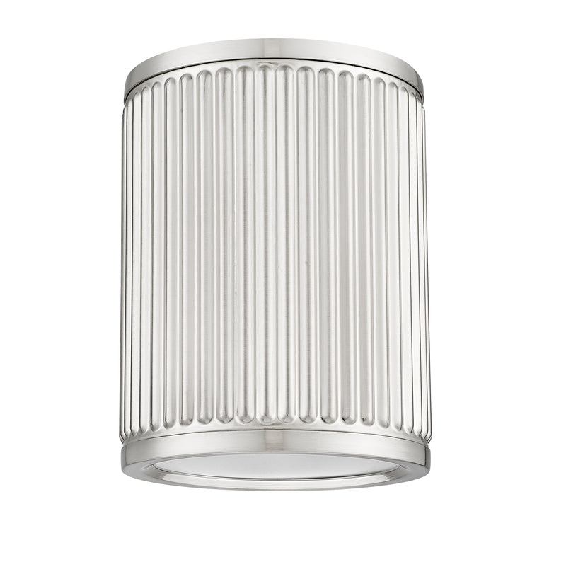 Stari 1 Light 6.25" Flush Mount in Brushed Nickel