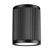 Stari 1 Light 6.25" Flush Mount in Matte Black