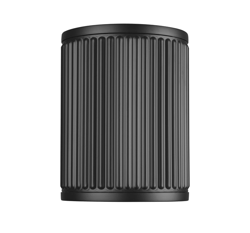 Stari 1 Light 6.25" Flush Mount in Matte Black