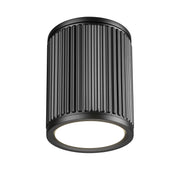 Stari 1 Light 6.25" Flush Mount in Matte Black