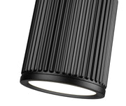 Stari 1 Light 6.25" Flush Mount in Matte Black