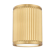Stari 1 Light 6.25" Flush Mount in Modern Gold