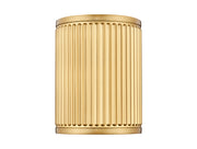Stari 1 Light 6.25" Flush Mount in Modern Gold