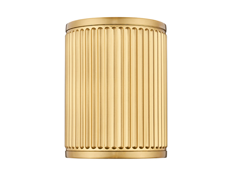 Stari 1 Light 6.25" Flush Mount in Modern Gold