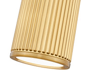 Stari 1 Light 6.25" Flush Mount in Modern Gold