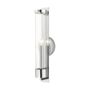 Castleton Tall ADA Wall Sconce in Polished Chrome