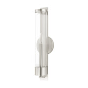 Castleton Tall ADA Wall Sconce in Brushed Nickel