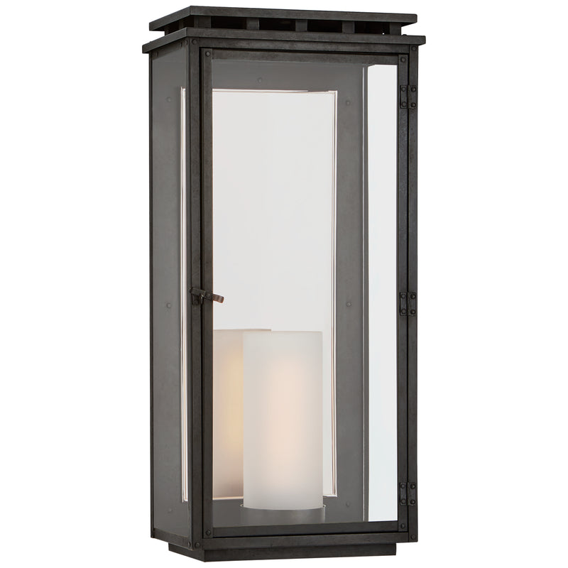 Cheshire One Light Wall Lantern in Aged Iron