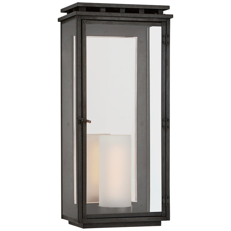 Cheshire Large 24" Outdoor Wall Lantern in Aged Iron