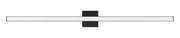 Trim 1 Light 48" LED Vanity in Flat Black