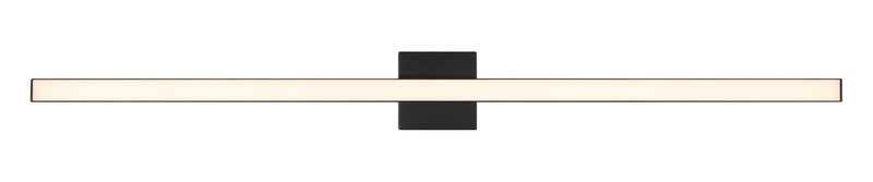 Trim 1 Light 48" LED Vanity in Flat Black