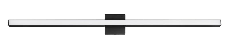 Trim 1 Light 48" LED Vanity in Flat Black