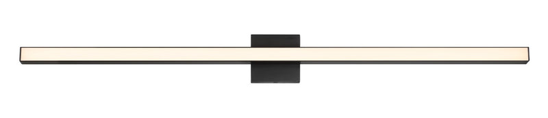 Trim 1 Light 48" LED Vanity in Flat Black