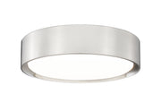 Kawan 1 Light 12" Flush Mount in Brushed Nickel