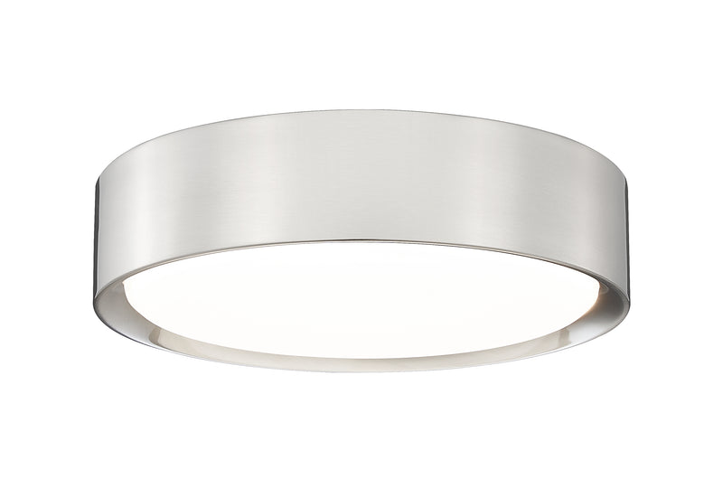 Kawan 1 Light 12" Flush Mount in Brushed Nickel