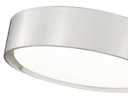 Kawan 1 Light 12" Flush Mount in Brushed Nickel