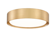 Kawan 1 Light 12" Flush Mount in Modern Gold
